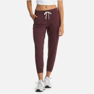 Vuori Performance Joggers Ruby (wine dark red) Heather Medium EUC
